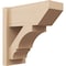 Ekena Millwork 8-in W x 18-in D x 18-in H Balboa Slat Rough Cedar Woodgrain TimberThane Outlooker, Primed Tan OUTUR080X18X18BOA24RCPR - alternate 1